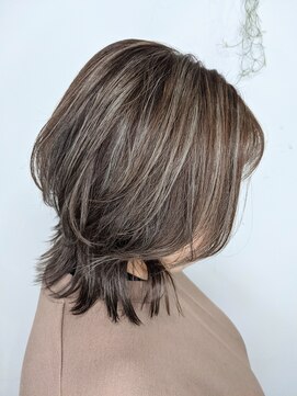 ヘアーアンドアイラッシュ ヨーク(Hair&eyelash york's) マットグレージュハイライト