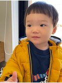 キッズカット/ラウンドバング/かっこいい/かわいい/男の子カット