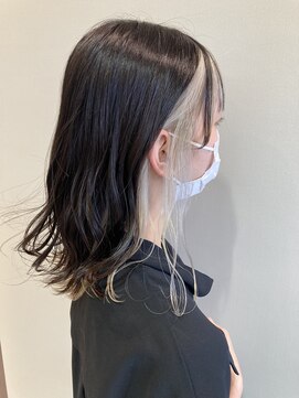 ヘアーアンドメイク アンジュ 中野店(Hair&Make ange) インナー×ホワイトベージュ