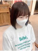小顔ボブ×美髪[ぱつっとボブ/縮毛矯正/横浜韓国]
