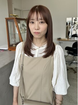 フィル(fil) レイヤーカット／ウォームブラウン