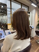 アルボーテルジェ(Art BeAute' ROUGET)&nbsp;大人かわいい外ハネミディ☆白髪ぼかしハイライト30代/40代