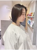 【 YOKE 】切りっぱなしボブパツッとボブ小顔顔まわり