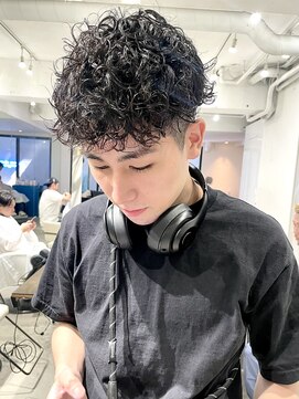 ソーコ 渋谷(SOCO) メンズカットスパイラルパーマポップコーン