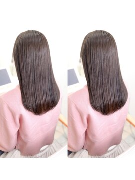 カレンアンドエクラート 大宮(KAREN&ECLART) 髪質改善　艶髪　ストレート　縮毛矯正　暗髪　韓国風　ロング