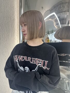 ガガ 心斎橋(GAGA) 韓国/ハイトーンカラー/ワンホンヘア/レイヤーカット/髪質改善