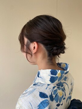 カシェ リタ ヘアー(CACHE'&RITA HAIR) 浴衣ヘア○シニヨンスタイル○まとめ髪