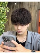 ロロネー 池田(Lolonois)&nbsp;ツイストスパイラルパーママッシュショート無造作パーマ刈り上げ