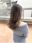 レイヤーカット韓国ヘアハイライトグラデーション