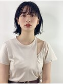【切りっぱなしミニボブ 】