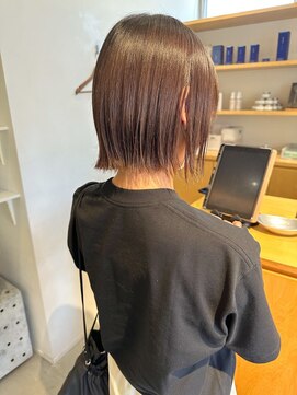 ヌークバイラヴェスト 四日市(neuk by lovest) 【乾かして決まる！】ボブスタイル