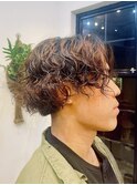 メンズボブパーマ