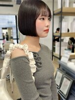 ソア 並木坂(Soa)&nbsp;韓国ボブ/切りっぱなしボブ/タッセルボブ/透明感カラー/Minori