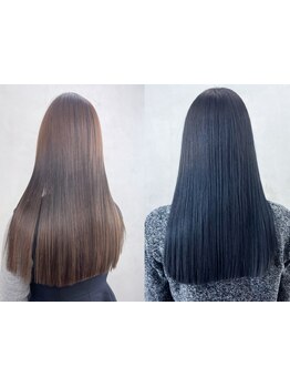 美髪が手に入る！こだわりの薬剤でクセをしっかり伸ばしてサラサラストレートに[銀座駅/髪質改善/縮毛矯正]