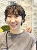 抜け感×コンパクト◎大人のマッシュショート