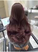 《暖色系カラー》韓国風ヘアセット