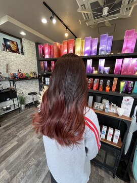 ニコ(HAIR SALON 2CO) チェリーレッド