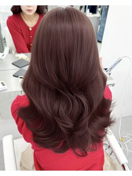 アマトウキョウスマートサロン(AMA TOKYO×Smart Salon) 韓国ヘア　透明感カラー　ピンクブラウン