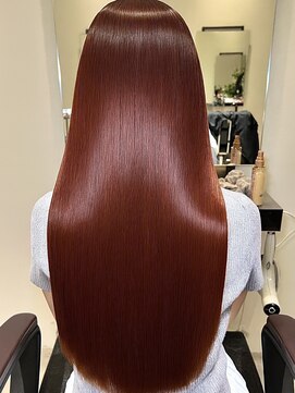 フリック 京都河原町店(FLICK) ★30代40代/髪質改善酸性ストレート/縮毛矯正/ローズブラウン