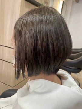 富士見ヶ丘大人ショートボブレイヤーボブ顔周りレイヤーカット