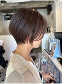丸みショートボブ