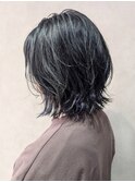黒髪/クラゲヘアー/オリーブグレー/ココアベージュ/鶴ヶ峰HK123