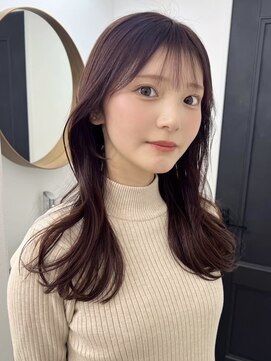 ビビバイベル(BiVi by BHEL) 桑名ロングレイヤーカットハッシュカット透明感カラー重めロング