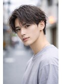 MEN’S HAIR/サーフカール/刈り上げセンターパート/錦糸町