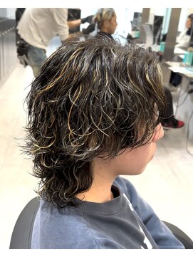 ビカムメンズヘアー 栄店(become men's hair) 色気溢れるミディアムサーフカール