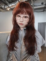 ディッセンバー 渋谷(December)&nbsp;オレンジブラウン/ロング/パーマ