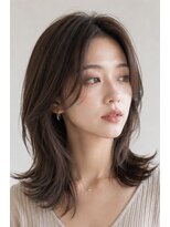 アース 千葉店(HAIR&MAKE EARTH)&nbsp;ミディアムレイヤー