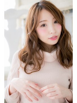 モッズ ヘア 福岡姪浜店(mod's hair) 斜めバング☆グラマラスドーリーロング♪