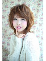 アニュー エアー(anew aeir)&nbsp;くしゅくしゅゆるふわのミディアムパーマ