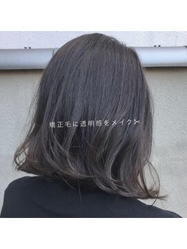 リンク ヘアスペース(Link hair space) 【Link】[お客様スタイル41］#ボブ#暗髪#アッシュ＃外ハネ