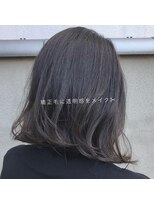 リンク ヘアスペース(Link hair space) 【Link西村】[お客様スタイル41］#ボブ#暗髪#アッシュ＃外ハネ