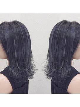 リー ルーチェ 布施(Lee Luce) アッシュグレージュ♪　無造作ハイライト♪【真栄田】