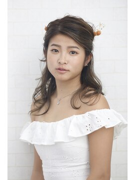 アンジュ ラヴィ(Ange Lavie) 簡単アレンジ　ハーフアップ