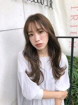 ビュートリアム 広尾(BEAUTRIUM)&nbsp;シースルー前髪×ミルクティーアッシュロング