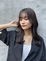 ロンド ストラーダ 心斎橋(Lond strada)&nbsp;韓国前髪顔周りロング×デザインカラー[心斎橋/髪質改善]