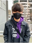 前下がりマッシュのグレーアッシュカラー
