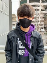 ツイギー 宮西店(TWiGGY) 前下がりマッシュのグレーアッシュカラー