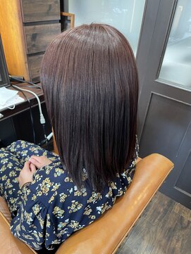 ボアップ 新居浜店(boappu) #ピンクブラウン #カラー #イルミナカラー