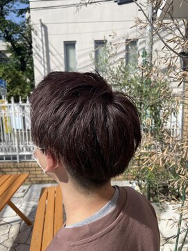 アース 高田馬場店(HAIR&MAKE EARTH) メンズカット×バイオレットカラー