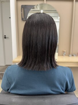 エイトオロク 那覇小禄店(EIGHT oroku) 外はねボブ＋縮毛矯正