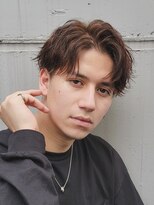 メンズ波巻きスパイラルパーマプードルパーママッシュ韓国ヘア