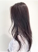 レイヤーカット/ロングレイヤー/パープルカラー