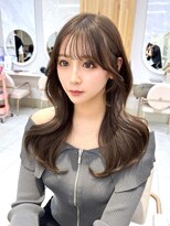 アフロートリノ(AFLOAT Leino)&nbsp;大人可愛い韓国レイヤー　くびれヘア　似合わせ顔周りカット#