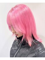 ベレーザ 渋谷(BELEZA)&nbsp;5766ベビーピンク艶髪ハイトーンカラーオンブレホワイトピンク