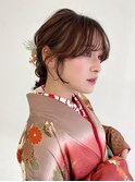 編み下ろしアレンジ×袴着付け