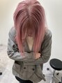 キイヘアーデザイン(key hair design) 大人可愛いピンク系カラー